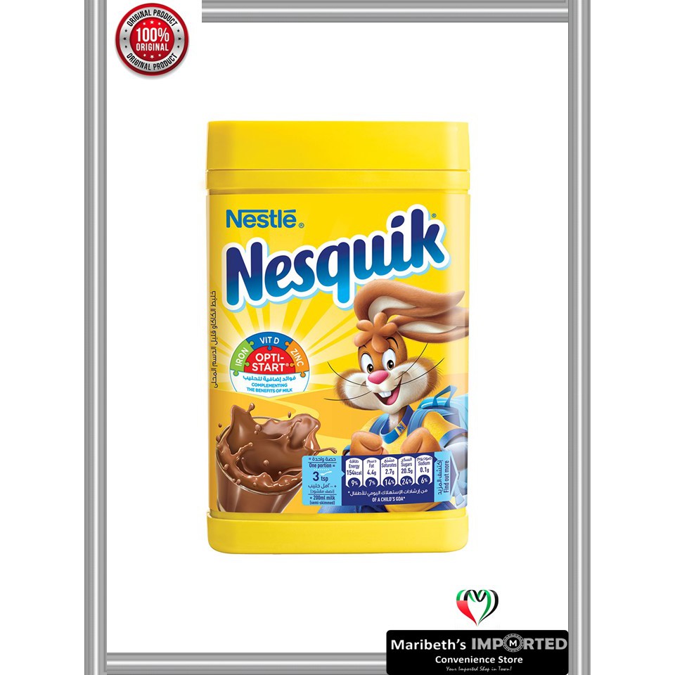 Nestle Nesquik Chocolate Milk Powder 450g (SALE! SALE! Expiration July 2022) Shopee Philippines