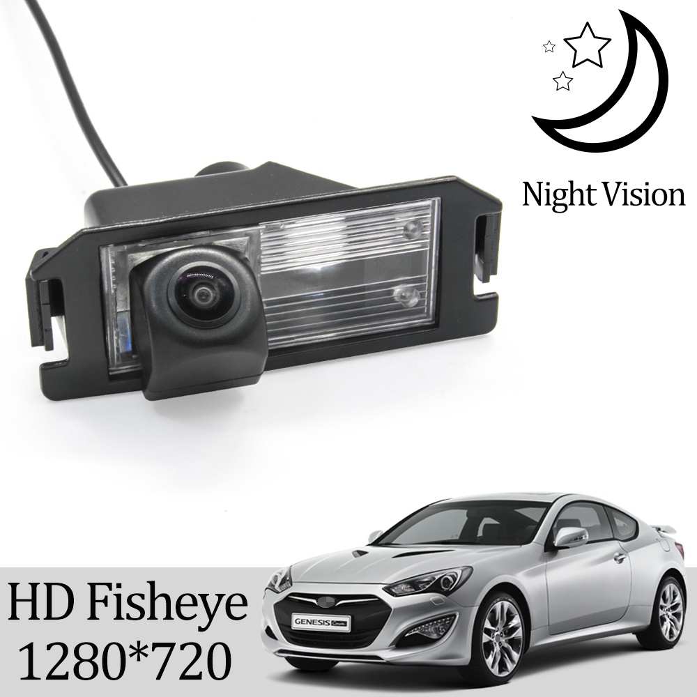 HD 1280*720 Fisheye Rear View Camera For Hyundai Genesis Coupe 2008 ...