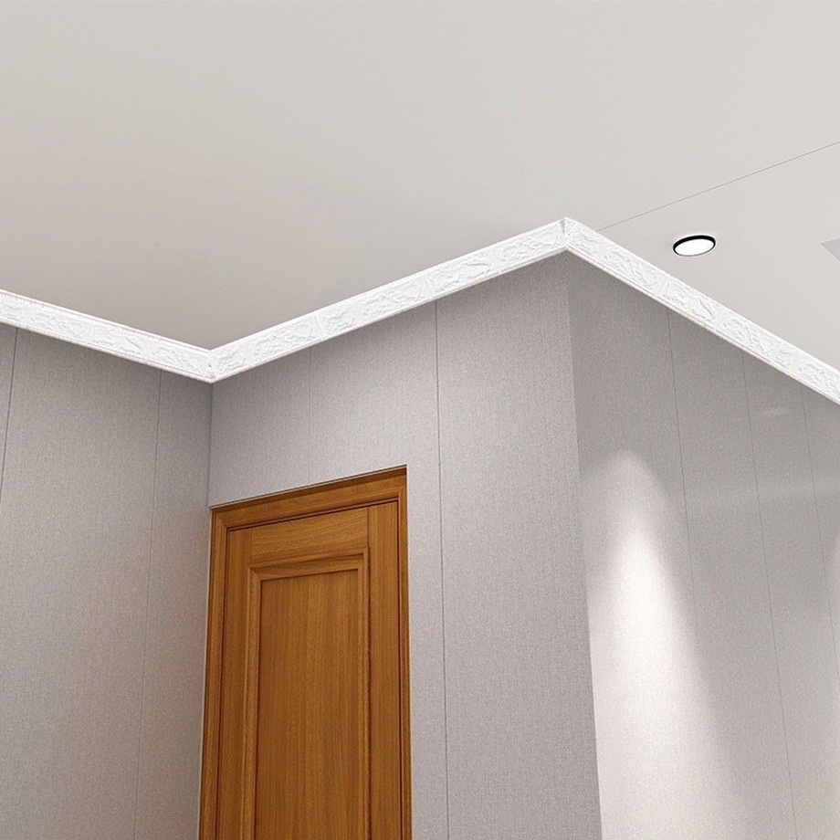 3D Foam Wall Edge Strip Stickers Self Adhesive Waterproof Baseboard