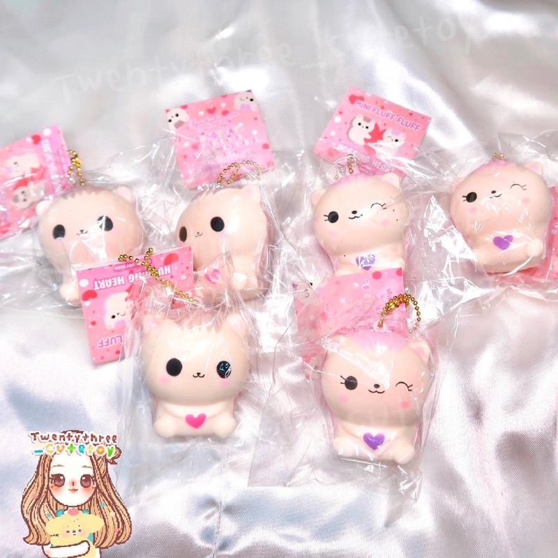 Squishy Tag Mini Fluff Hugging Heart Cutiecreative Brand | Shopee ...