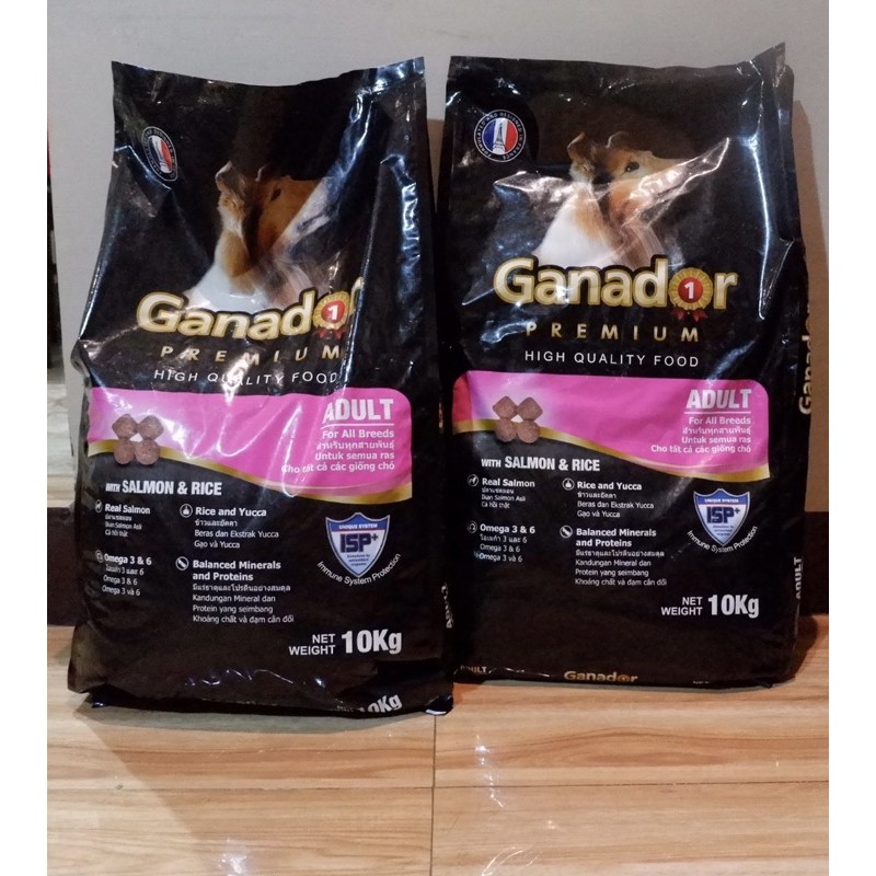 Ganador dog outlet food