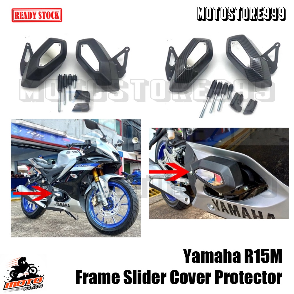 Yamaha R15M Frame Slider Cover Protector ( Black / Carbon ) | Shopee ...