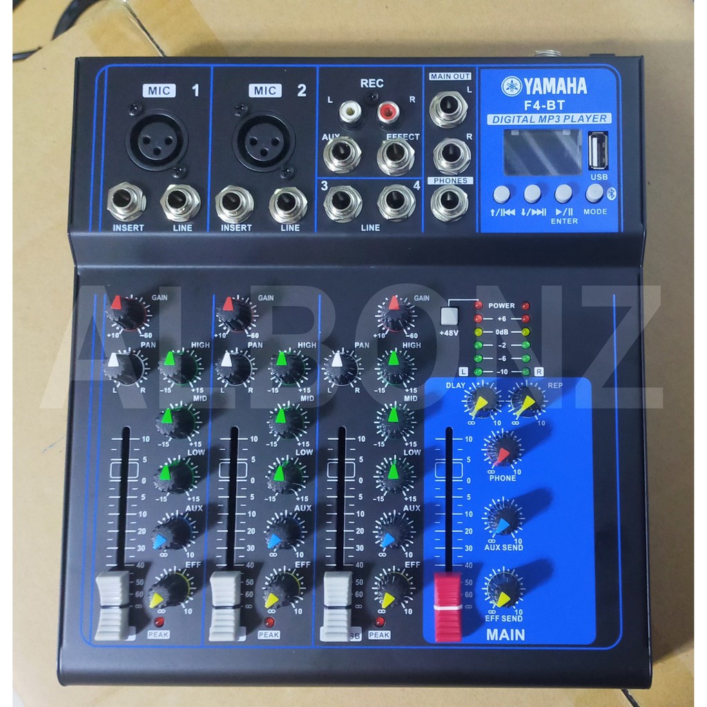 Mixer Yamaha F4 with USB and Bluetooth 4 Channel Shopee Philippines