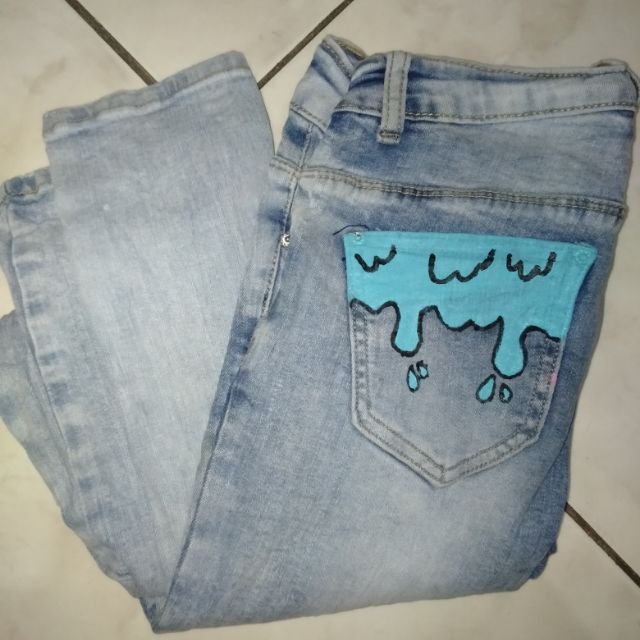 HAND PAINTED PANTS: Melt | Shopee Philippines