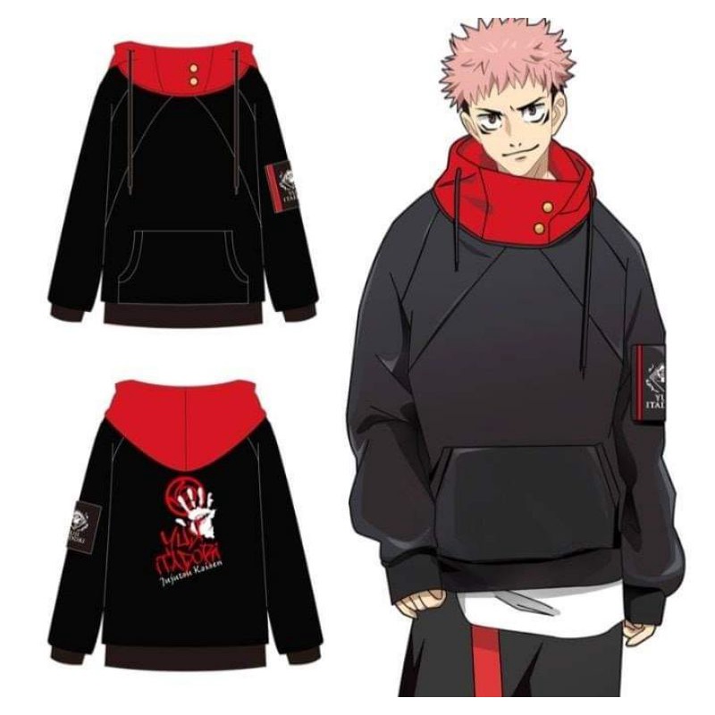 Itadori Yuji Jujutsu Kaisen Jaket PPPH Star Anime Jujutsu Kaisen