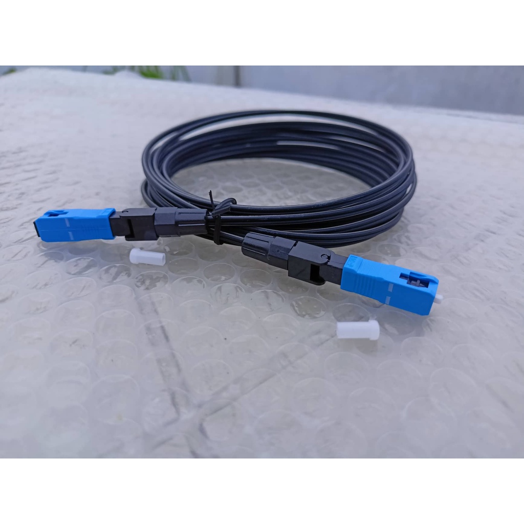 Fiber optic cable black for outdoor and indoor use | Shopee Philippines
