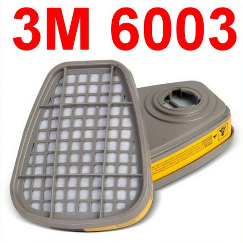 3M 6003 Organic Vapor/ Acid Gas Cartridge (Pack of 2) Mask Filter ...