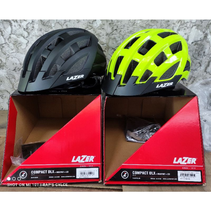 LAZER COMPACT DLX HELMET InsectNet Rear Led Light Shopee