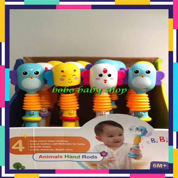 PUTIH Meibeile Hand Rattle Toys/Teether/Hand rods - White | Shopee ...