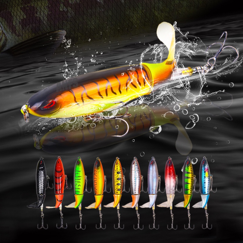 Top Water Fishing Lure Whopper Plopper Lure Artificial Bait Hard ...