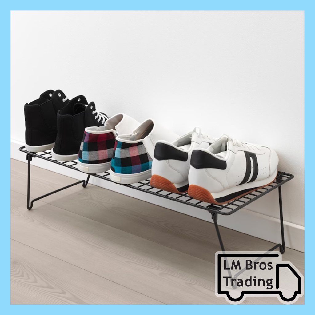 Ikea Grejig Shoe Rack and Baggmuck Shoe Tray Shopee Philippines