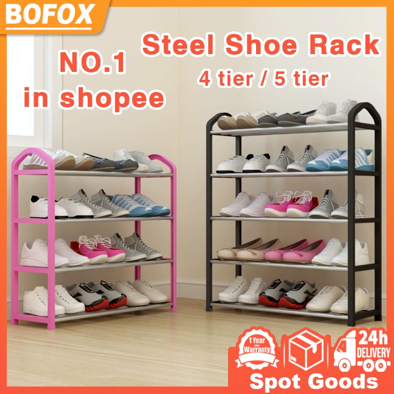 Multi-layer Shoe Rack Stainless Steel Stackable shoe rack Student ...