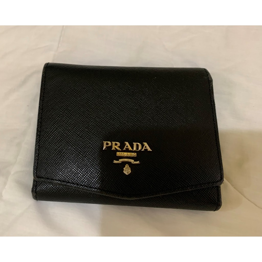 Preloved Authentic Prada Wallet Sale Shopee Philippines