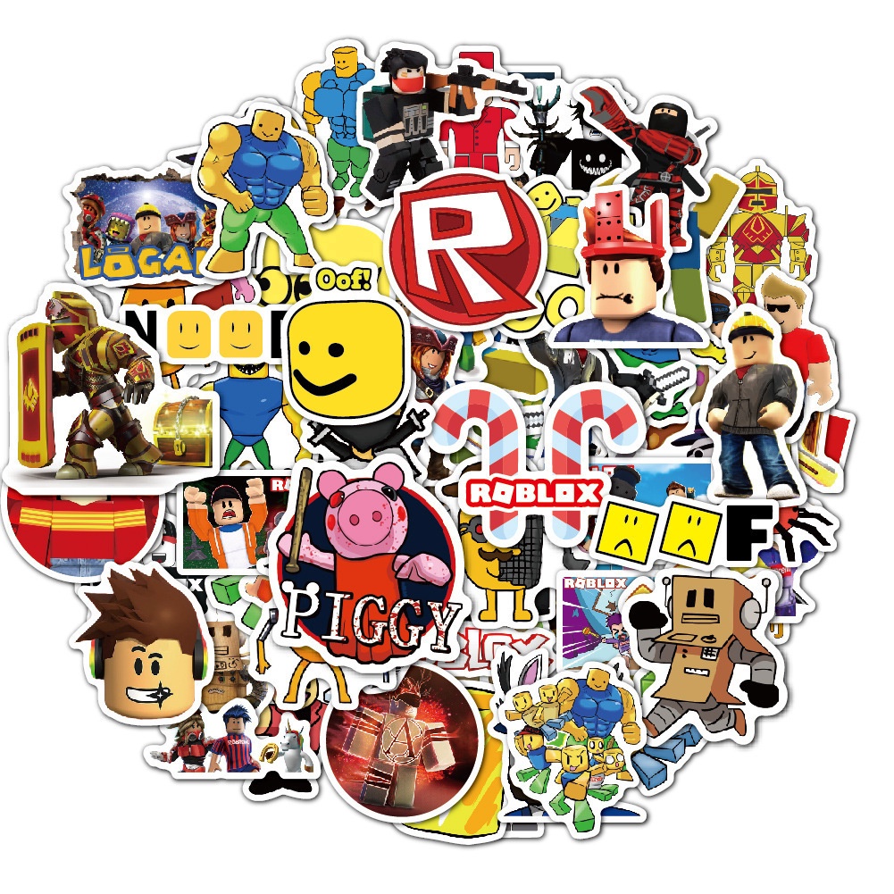 100Pcs Roblox Virtual World Sticker Animation Graffiti Roblox Game ...