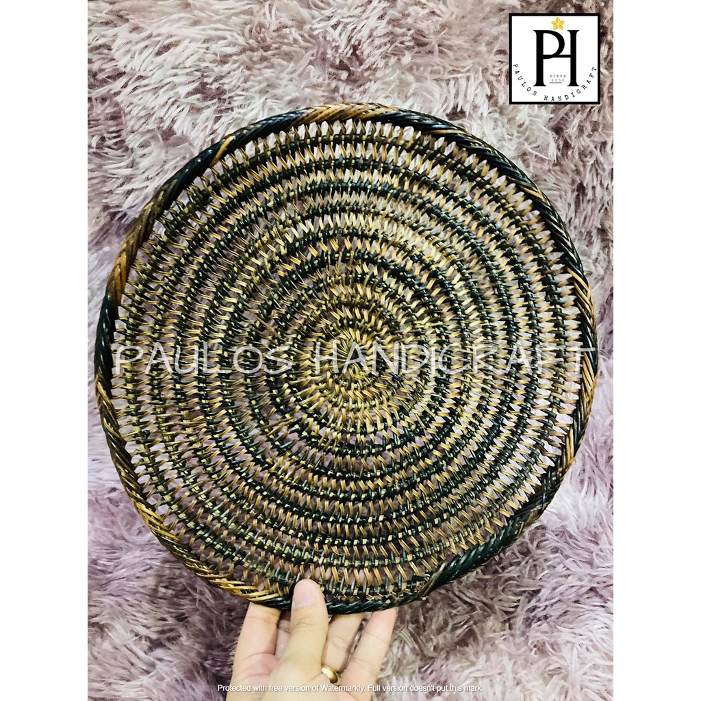Native Plate, Nito Plate, Rattan Plate, Reusable, Special Plate
