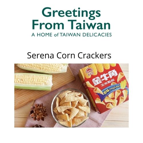 Serena Corn Crackers 65 grams / Taiwan Corn Crackers / Corn Chips