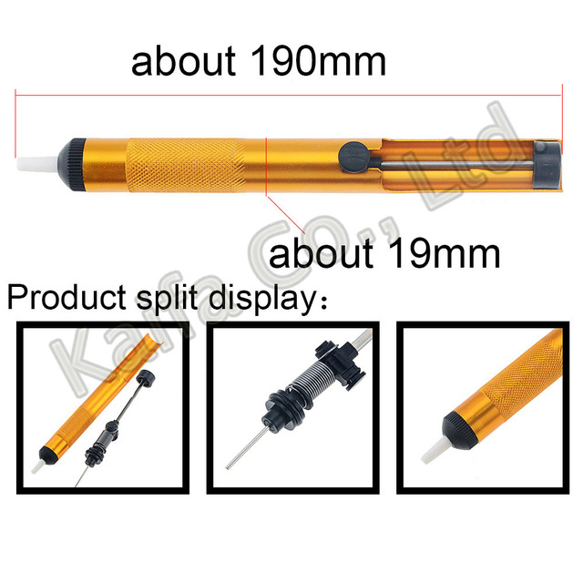 Aluminum Metal Desoldering Pump Suction Tin Gun Soldering Sucker Pen