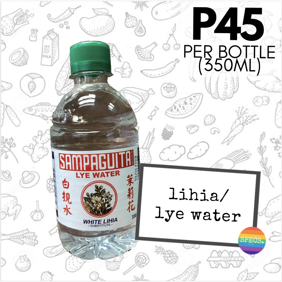 Sampaguita White Lihia (Lye water) 350mL (per BOTTLE) | Shopee