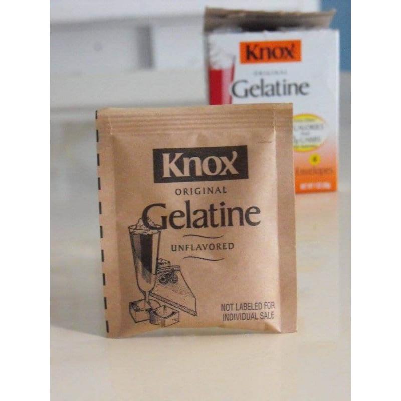 Knox Clear Colorless Unflavored Gelatin Gelatine Ferna SACHET Shopee