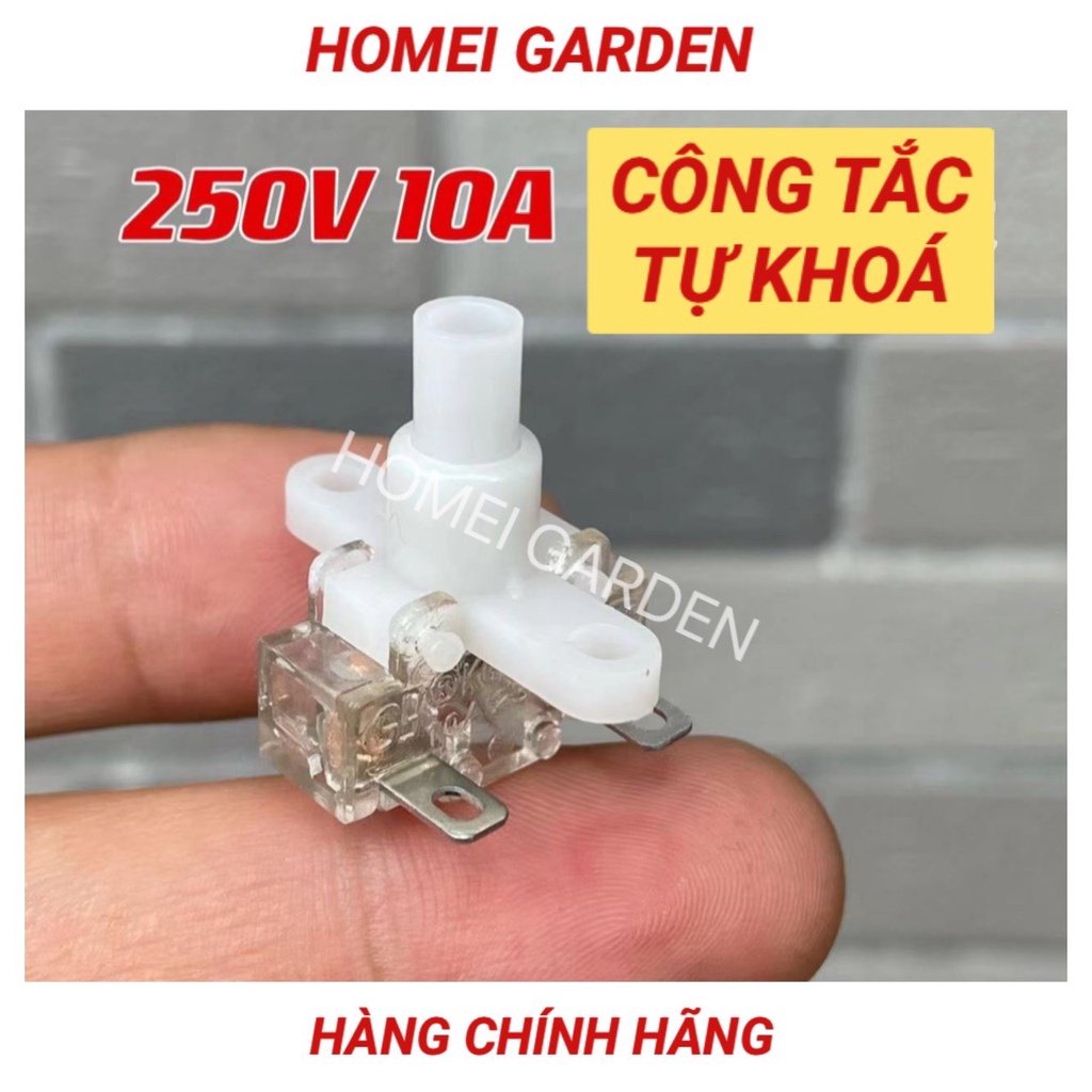 Large brand self-locking push-type transparent shell 250V 10A switch ...