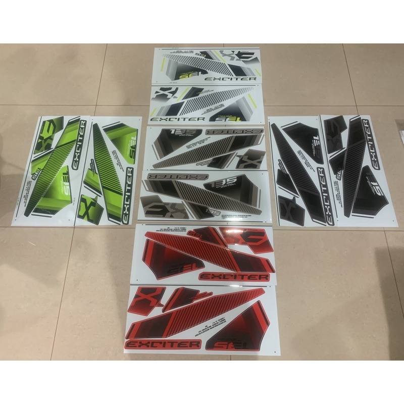 yamaha lc135 v1 body sticker(ride as the king)(128) | Shopee Philippines