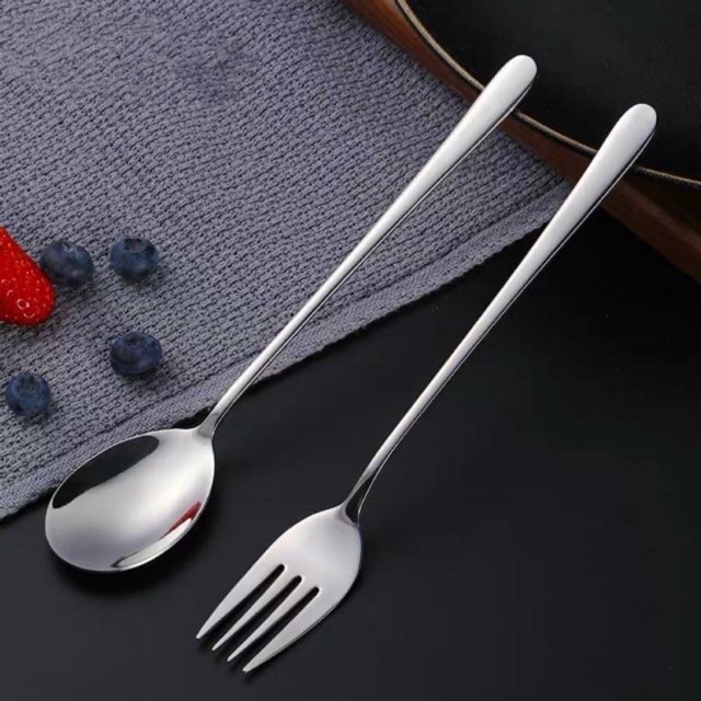 1/3 pcs Korean spoon and fork 304 stainless elegant&thick Shopee