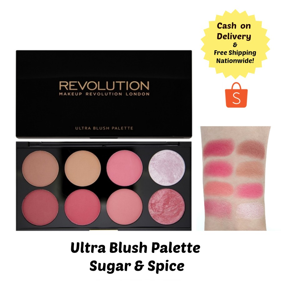 Buy Makeup Revolution Ultra Blush Palette Sugar and Spice