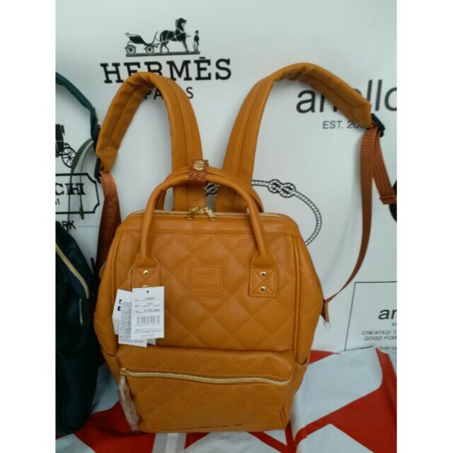 Anello quilted leather backpack clearance