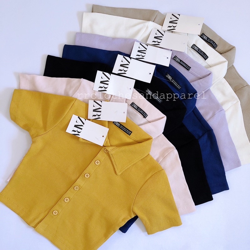 ZARA POLO CROPTOP (REPRO) Shopee Philippines