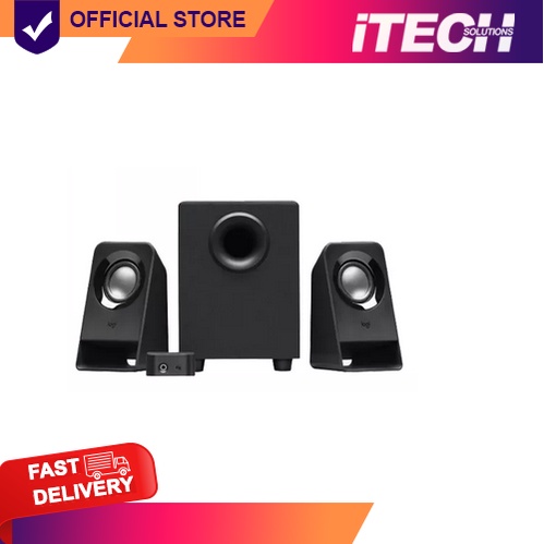 LOGITECH Z213 COMPACT 2.1 SPEAKER SYSTEM 1x3.5mm input/2x1.5w satellite ...