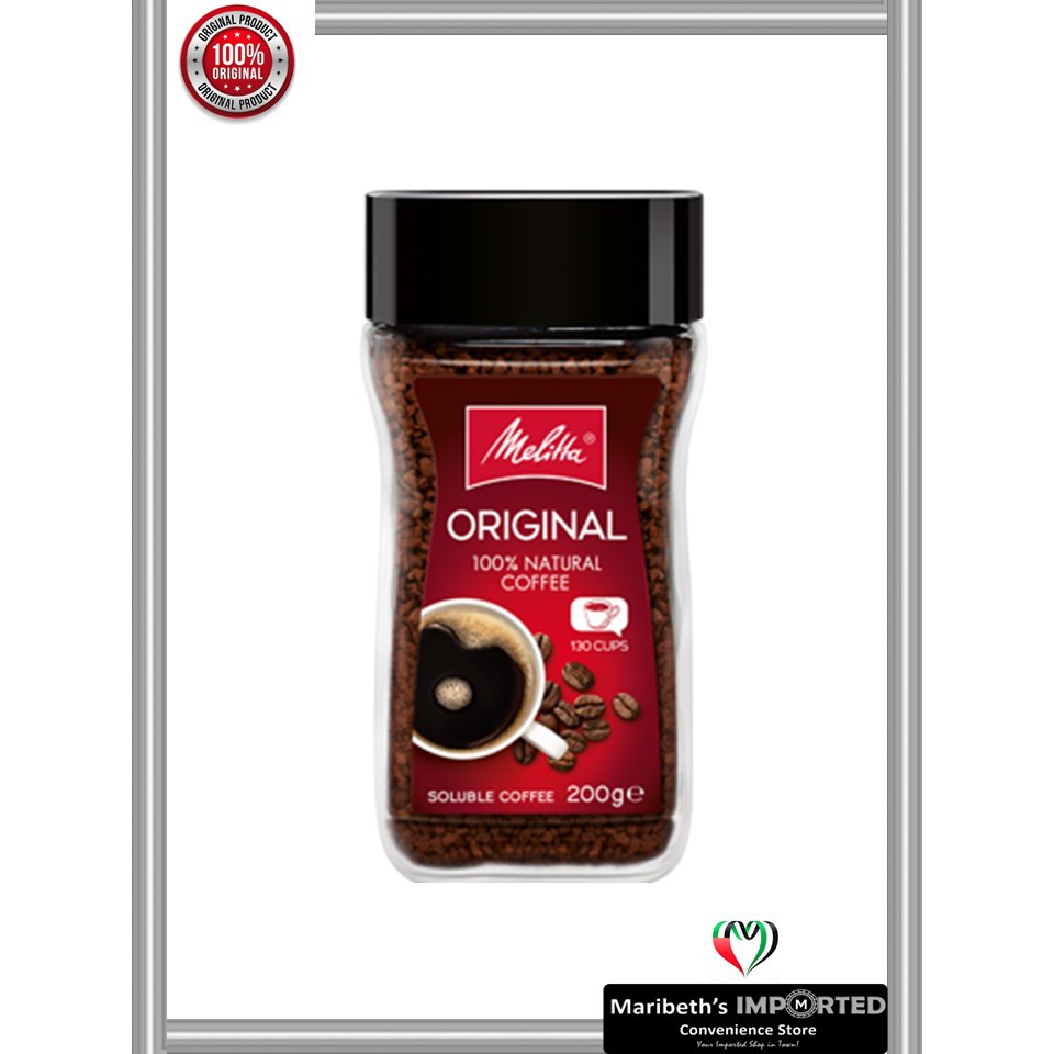 Melitta® Original Instant Coffee 200g Shopee Philippines