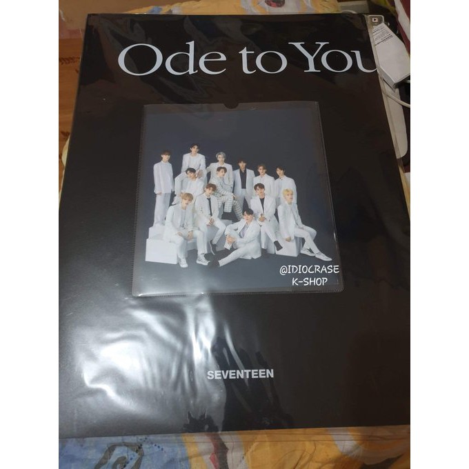 Seventeen Ode To You Image Picket Binder Shopee Philippines