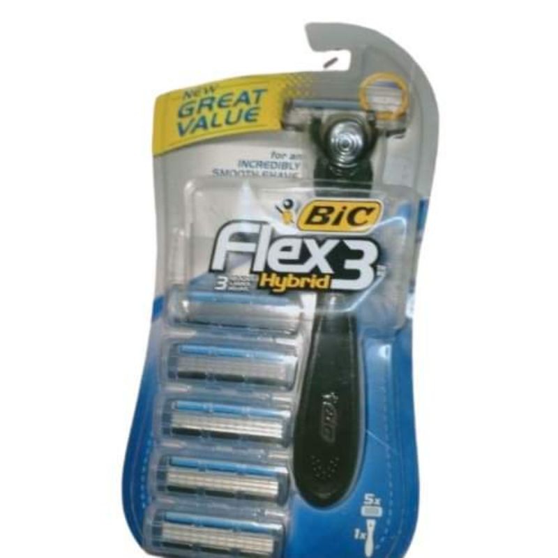 Bic Flex3 Hybrid razor for men | Shopee Philippines