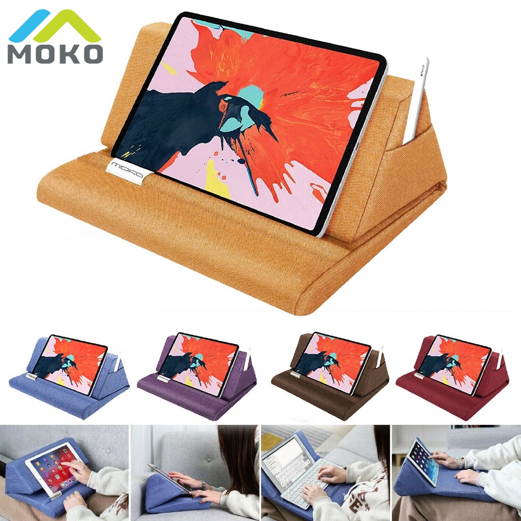 MoKo Tablet Pillow Stand, Soft Bed Pillow Holder Xmas Gift for up to 11