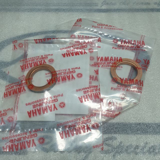 Genuine Yamaha Muffler Exhaust gasket Mio Sporty Soulty Fino carb Nuovo Shopee Philippines