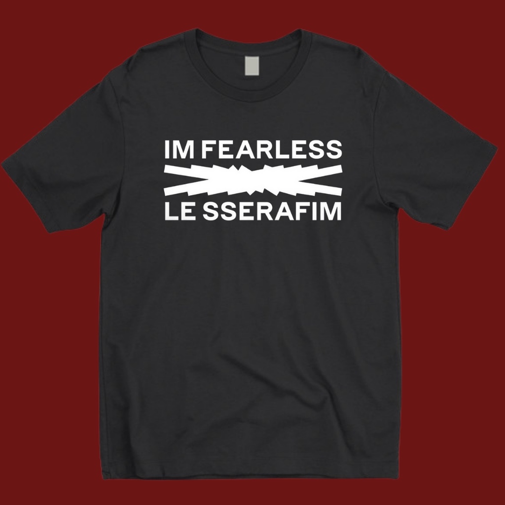 Le Sserafim Merch | LE SSERAFIM Tshirt Fearless | Kpop T-shirt | Unisex