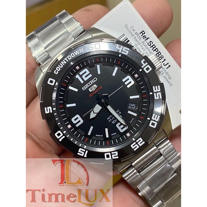 Seiko Sports Automatic 100m Srpb81j1 Made In Japan Shopee