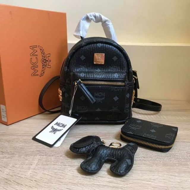 Mcm 2024 micro backpack