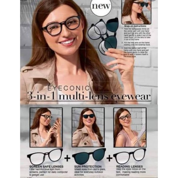 Avon ULTIMATE EYEWEAR SNAP ON SET Shopee Philippines