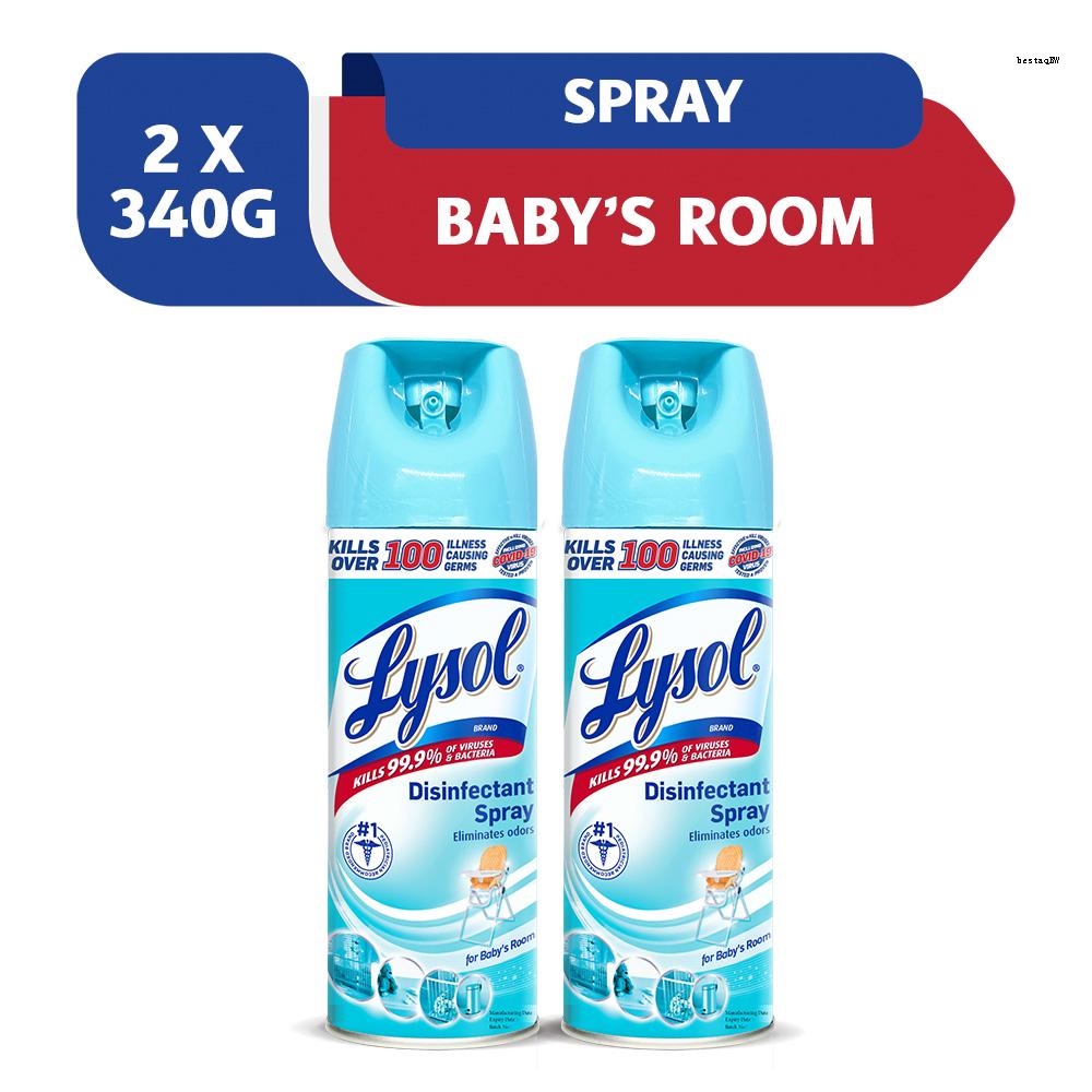 Lysol Disinfectant Spray Baby's Room 340g Twin Pack Shopee Philippines