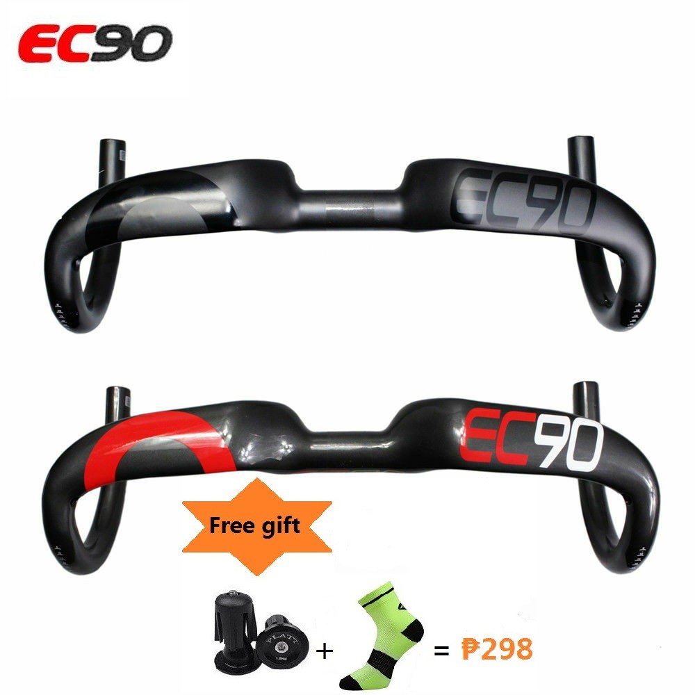 EC90 Carbon Handlebar Road Bike 31.8 400 420 440MM Carbon Fiber