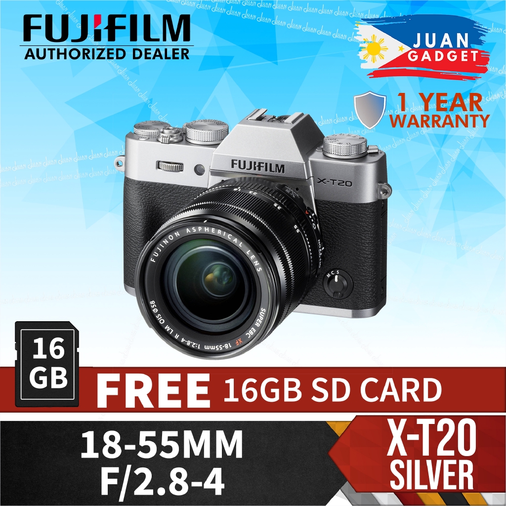 FUJIFILM X-T20 Mirrorless Digital Camera with 18-55mm Lens | JG ...