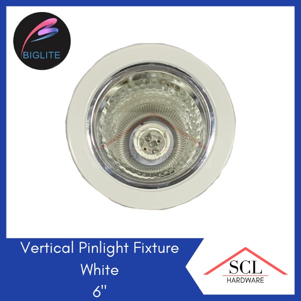 BIGLITE Round Vertical Pinlight Fixture E27 4