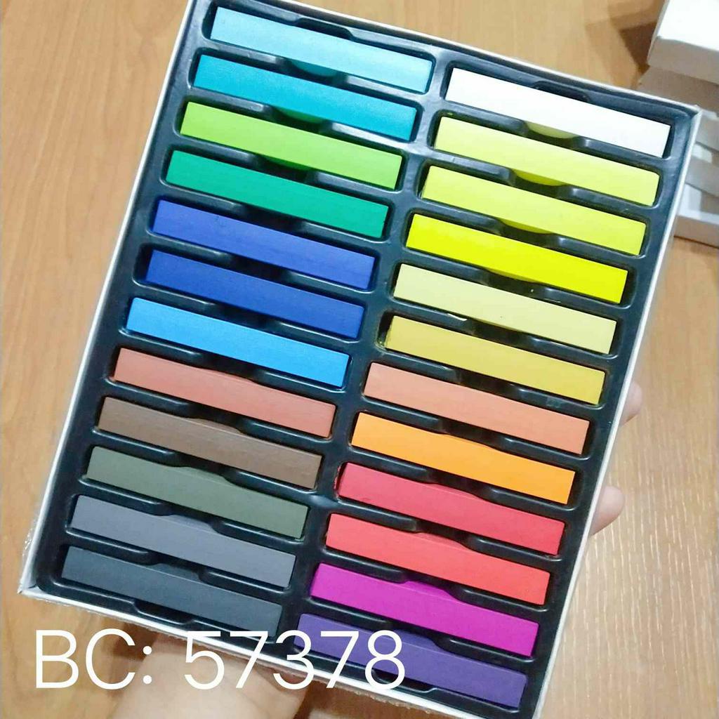 Chalk Pastel 24pcs 12pcs set Hair Chalk color Clay color shading