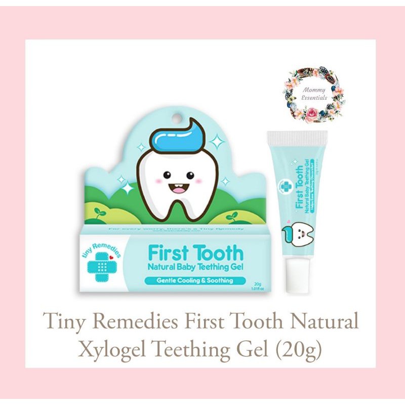 Tiny Remedies First Tooth Natural Xylogel Teething Gel 20g Shopee