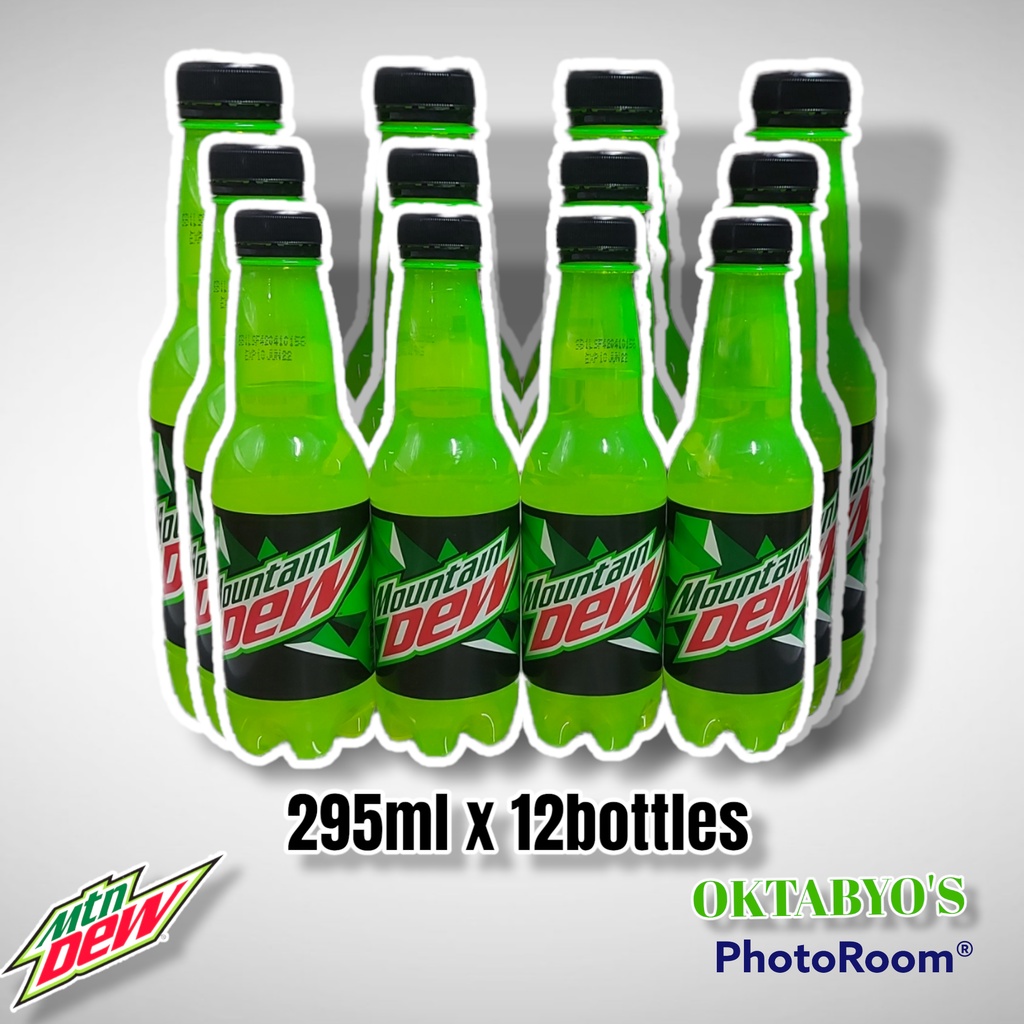 Mountain Dew Neon 295 ml x 12 bottles GUARANTEED FRESH PRODUCT (Long