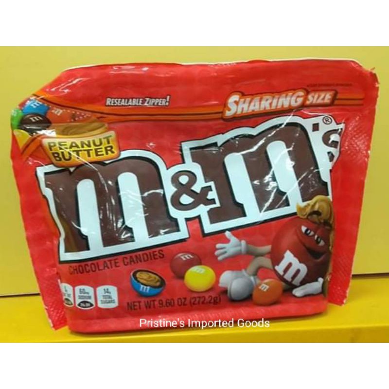 M&M's Chocolate Candies, Peanut Butter, Sharing Size - 9.60 oz