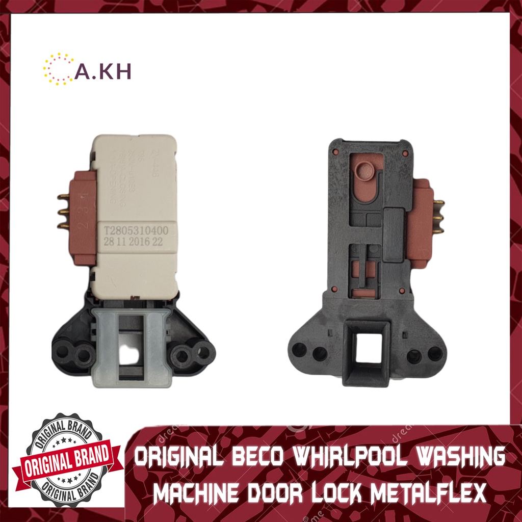 Beco whirlpool WASHING MACHINE DOOR LOCK METALFLEX ZV-446 2805310400 ...