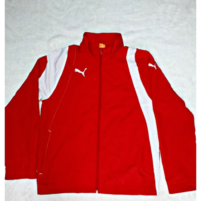 Red store puma windbreaker