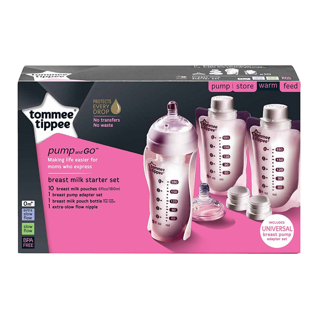 Tommee tippee pump and shops go starter set